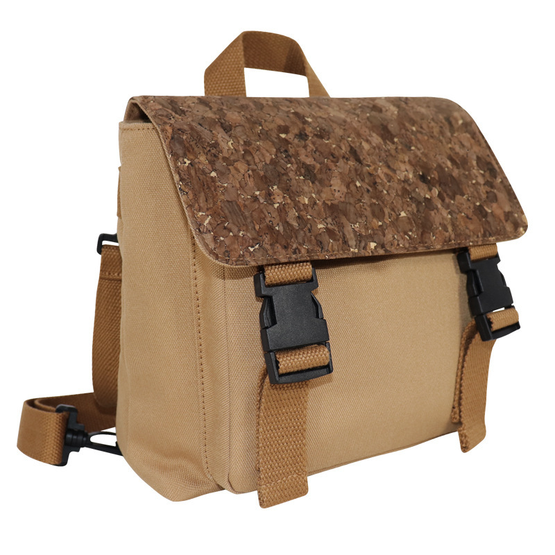Environmentally Friendly Renewable Cork Backpack, Artistic And Sustainable Development, Coffee Carbon Women's Backpack