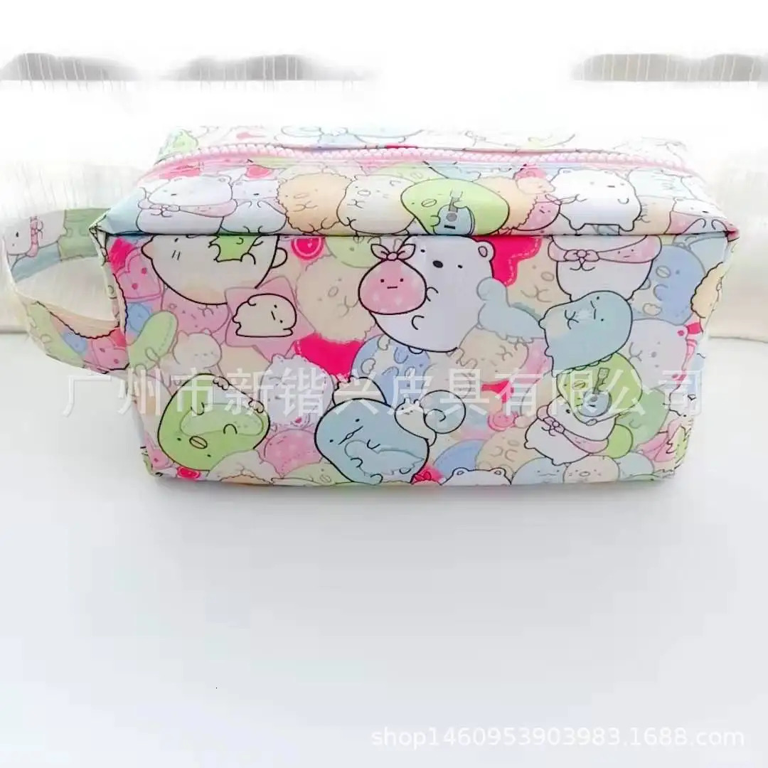 Cartoon Doraemon Waterproof Cosmetic Wash Storage Bag Girl Handbag