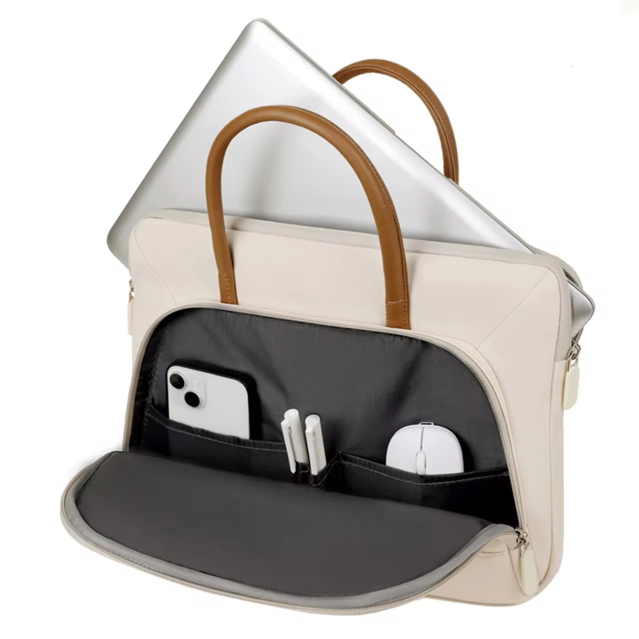 Laptop Bags For Women 13.3 14.6 16.1 Inch Laptop Case Waterproof Handbags Computer Notebook Sleeve Cover Portable Travel 250102