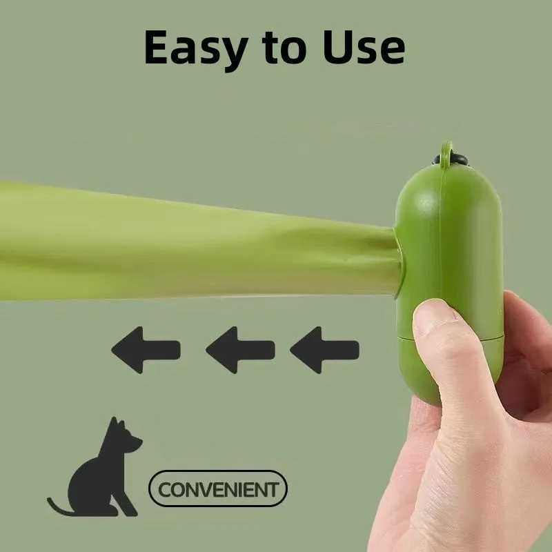 Biodegradable Pet Garbage Bags Thickened Portable Dog Poop Bags Outdoor Clean Pets Supplies Dog Poop Pickup Bags with OrganizersXJ250104