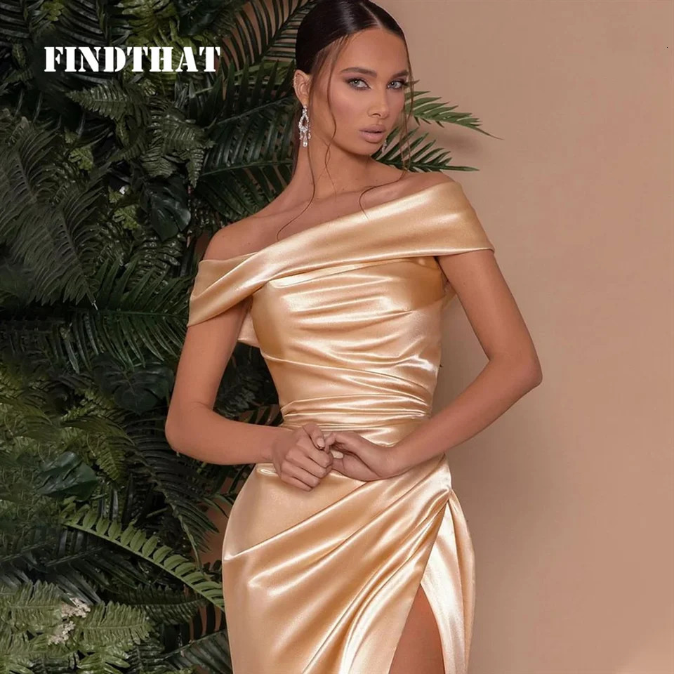 Allingentle Off Shoulder Evening Dress Sexy Mermaid High Waist Sewn Long Sexy Bridal Dress Customized Ball Party Dress 250103