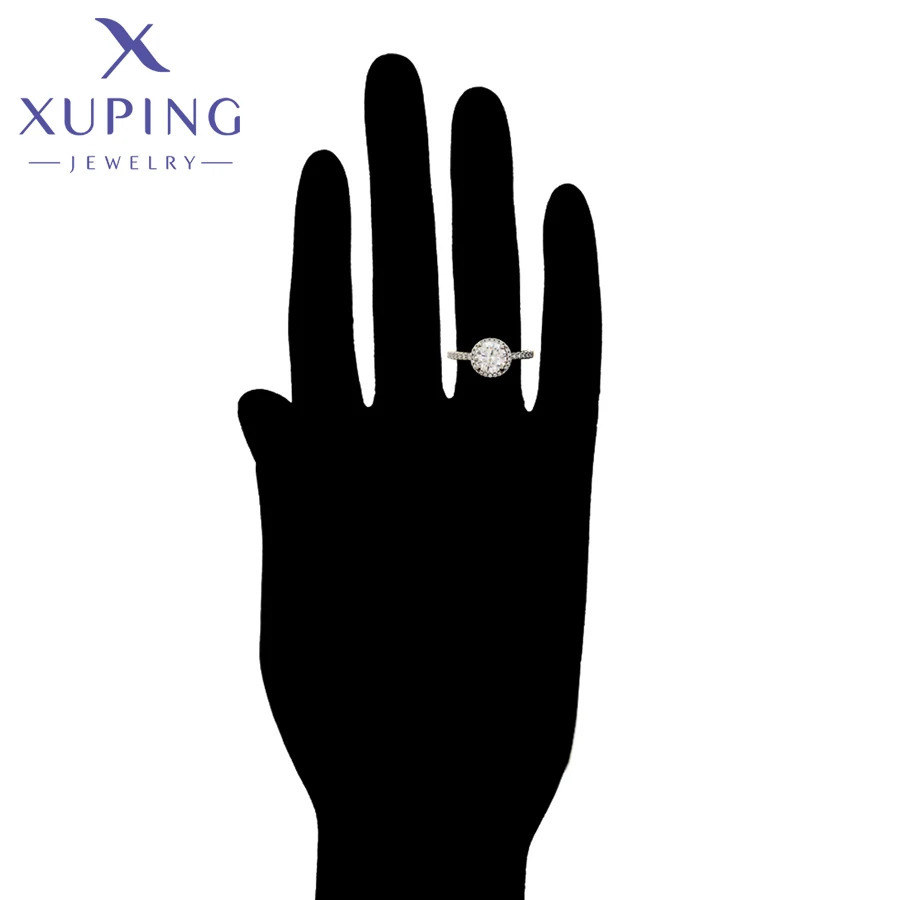 Xuping Jewelry Fashion Round Couple Ring Set Gold Plated Rings for Men Women Wedding Gift Party Gift X000755118 250103