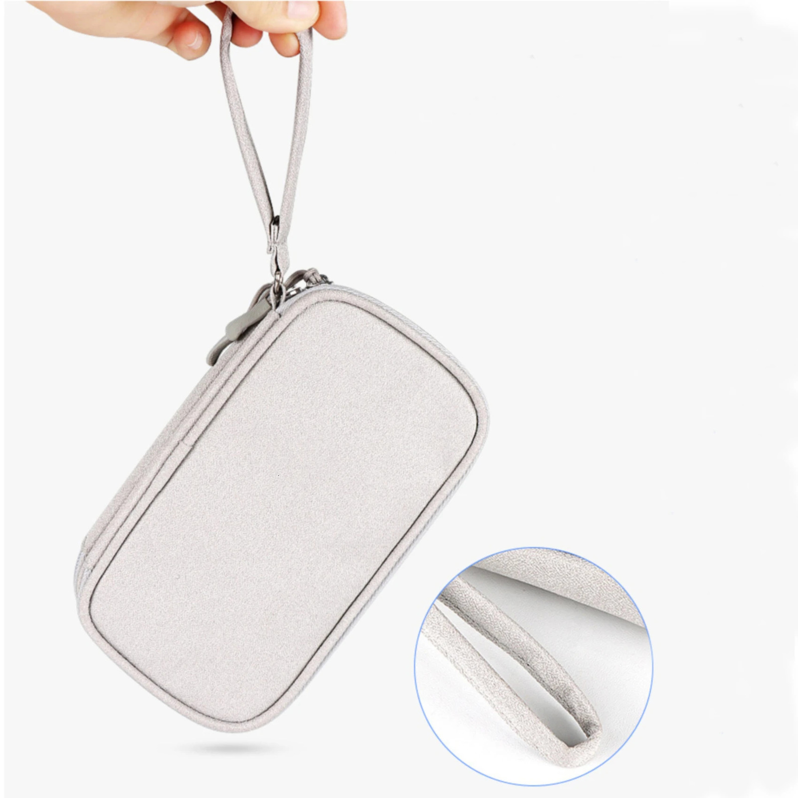 Travel Cable Bag Portable Digital Storage Pouch Charger Data USB Organizer Waterproof Electronic Accessory y241226