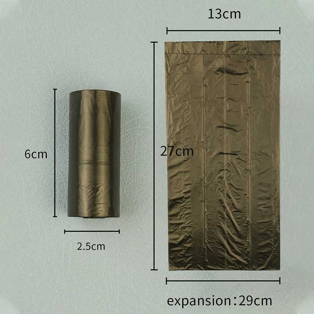 Biodegradable Pet Supplies Dog Poop Bags for Waste Refuse Cleanup (15 Bag/ Roll)Puppy Cat Pooper Scooper Bag Rolls Outdoor CleanXJ250104