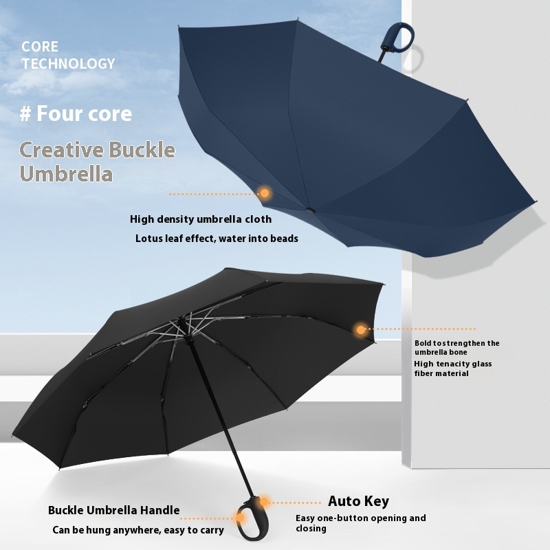 All-in-One Travel Umbrella - Reinforced and Large Size for Men and Women