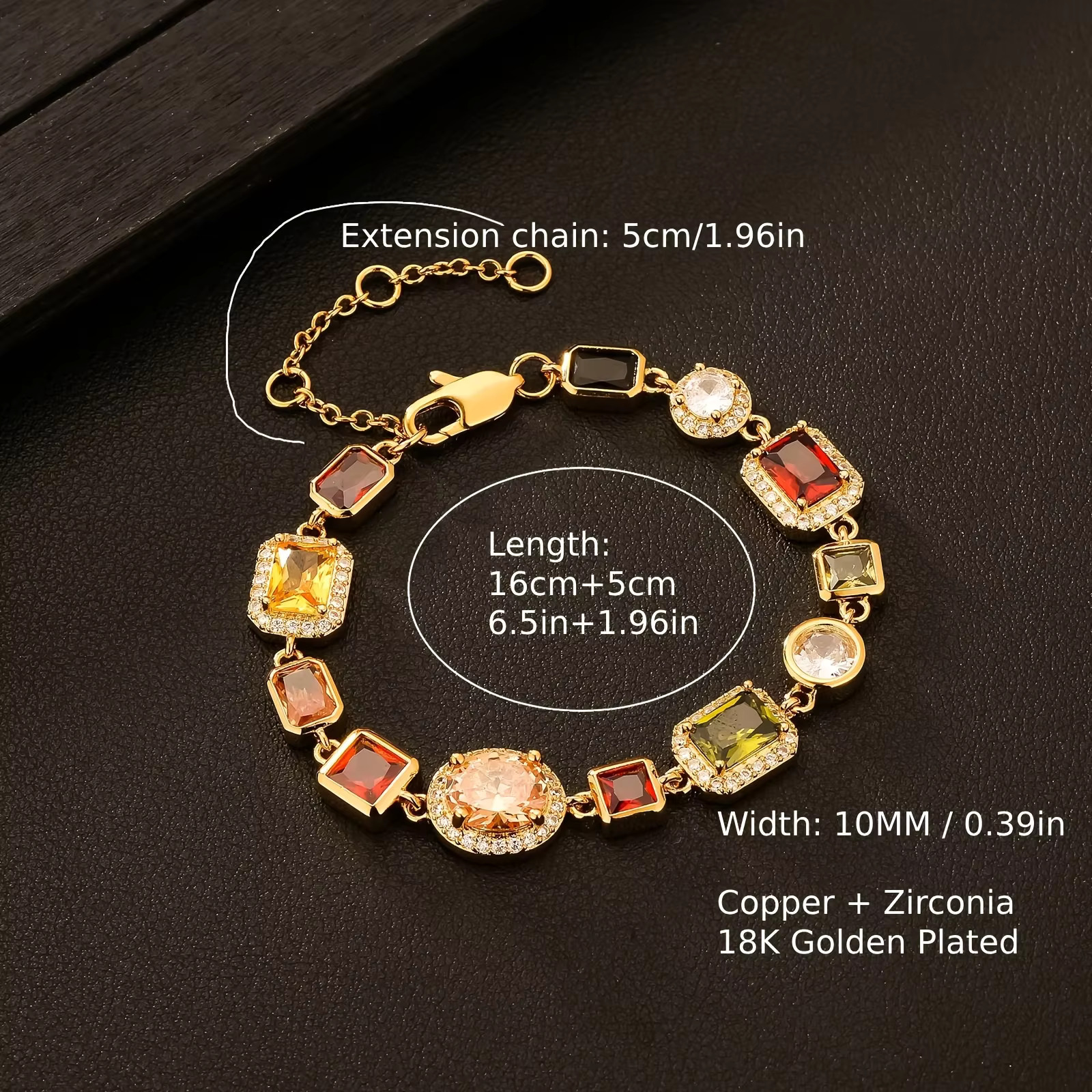 multi light color gemstone beaded necklace rainbow motley choker women jewelry moissanite tennis gold colorful gem stone men chain gift