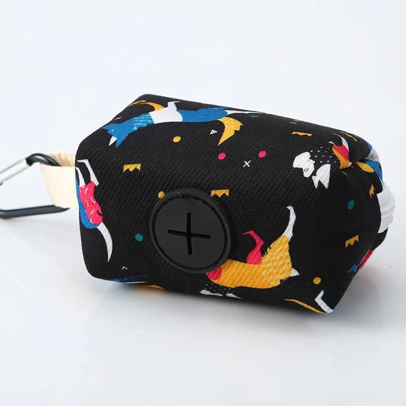 Dog Poop Bag Holder Leash Attachment - Poop Bag Dispenser for Leash -Pet Waste Bag Dispenser Fabric Dog Bag Dispenser for DogsXJ250104