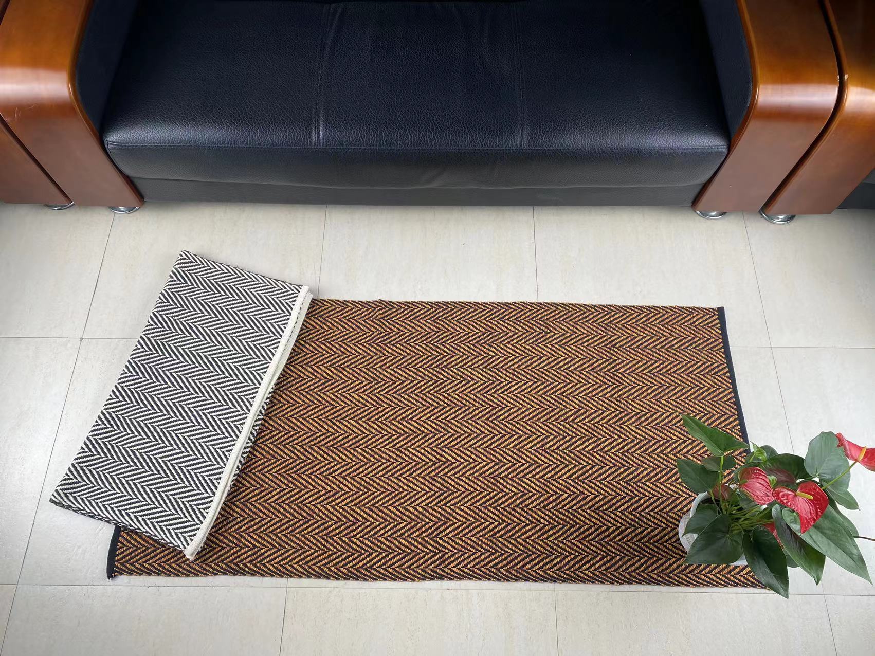 Elegant Customized Cotton Carpet Rugs Resilient Home Design Element with Timeless Appeal