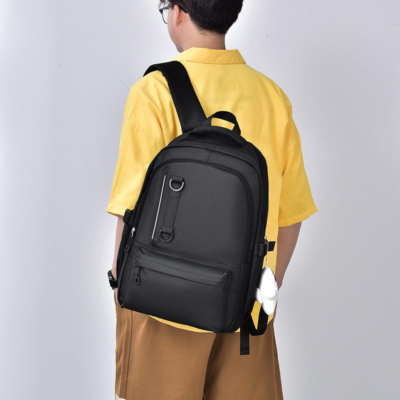 New Fashionable Outdoor Travel With Large Capacity, Multi Functional, Simple, Women's Trendy, Casual Backpack For Men