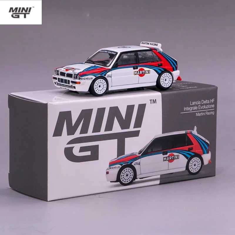 Diecast Model Cars 1 64 Lancia Delta HF Evo Martini No.3 #300 alloy die cast simulation car modelboystoyschildrens holiday birthday gifts CL250104