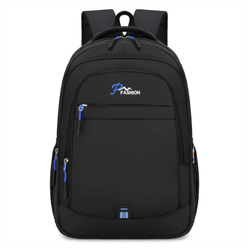 Fashionable and Trendy Mens Backpack Large Capacity Business Computer Backpack Simple Student Backpack Casual Travel Bag 240920