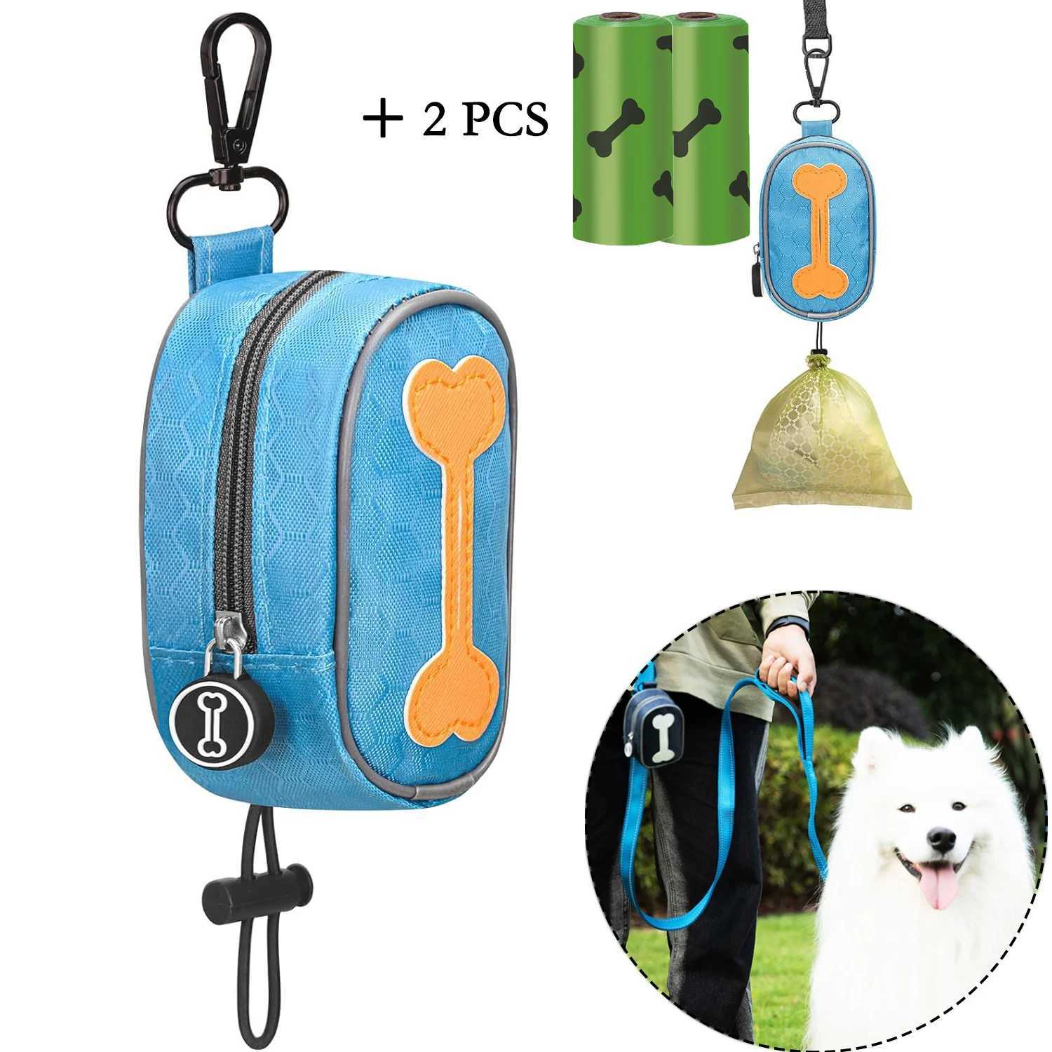 Pet Dog Portable Poop Bag Adjustable Travel Garbage Bag Puppy Cats Waste Poop Bags Dispenser Pet Cleaning Tools Dog AccessoriesXJ250104