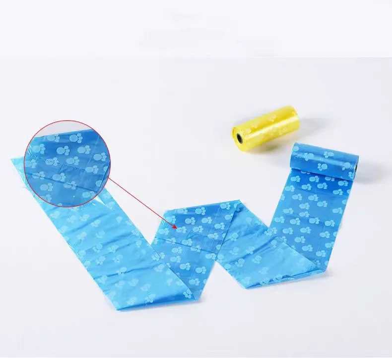 100 Rolls Dog Poop Bag Outdoor Cleaning Poop Bag Outdoor Clean Pets Supplies for Dog 15Bags/Roll Refill Garbage Bag Pet SuppliesXJ250104