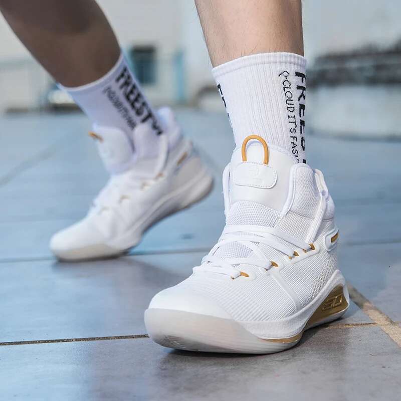 Basketball Sneakers Male Rebound Professional Combat Stu dents Anti-slip Shock Sports Shoes 2024 Summer New atos Mujer Fem ale