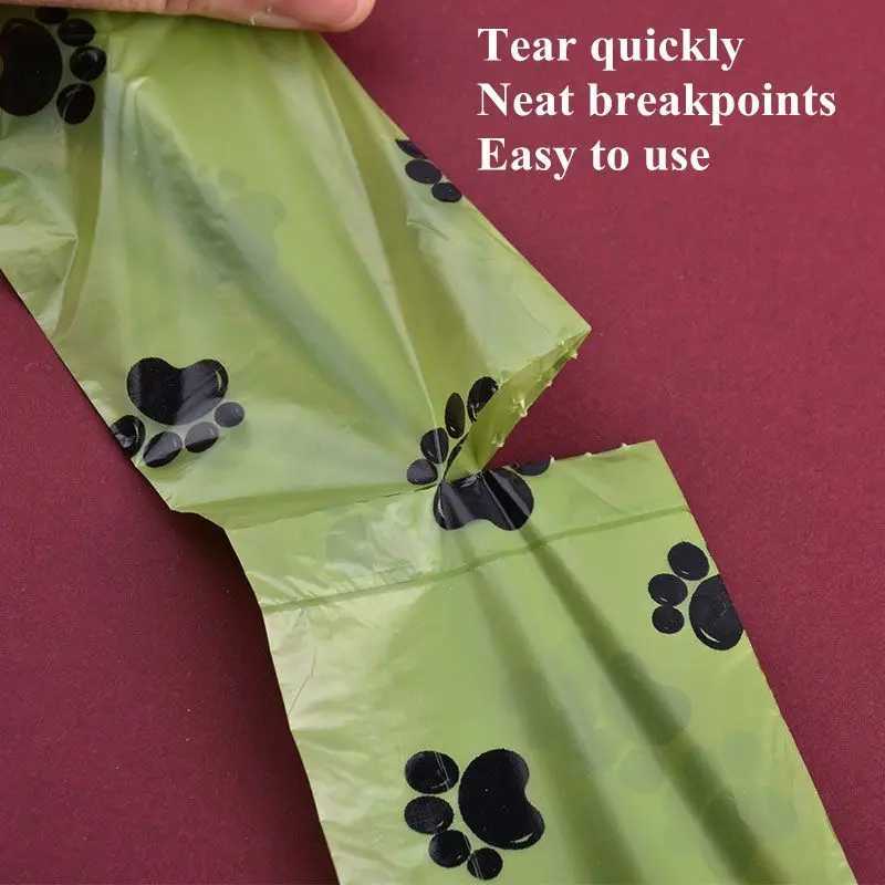 Pet Biodegradable Trash Bag 36-42 Rolls Dog Poop Bags Bulk cented Poo Bag Degradable Cat Waste Bags Dog Poop DispenserXJ250104