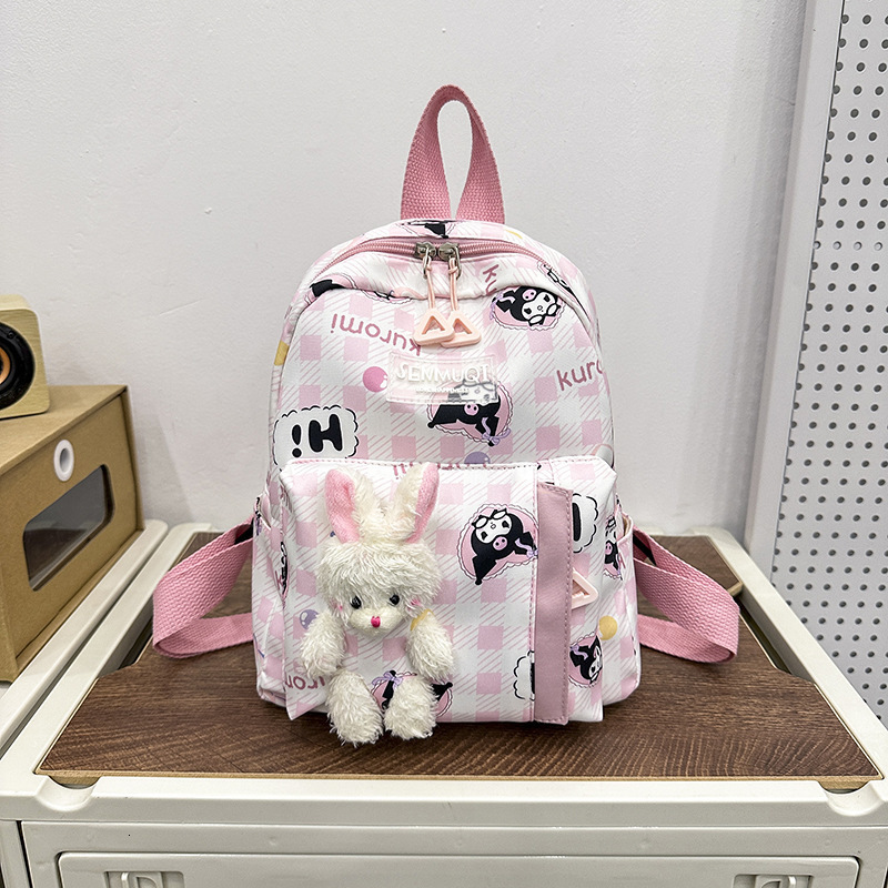 New For Girls' Travel, Lightweight Nylon Backpack, Children's Doll, Oxford Cloth Preschool Bag