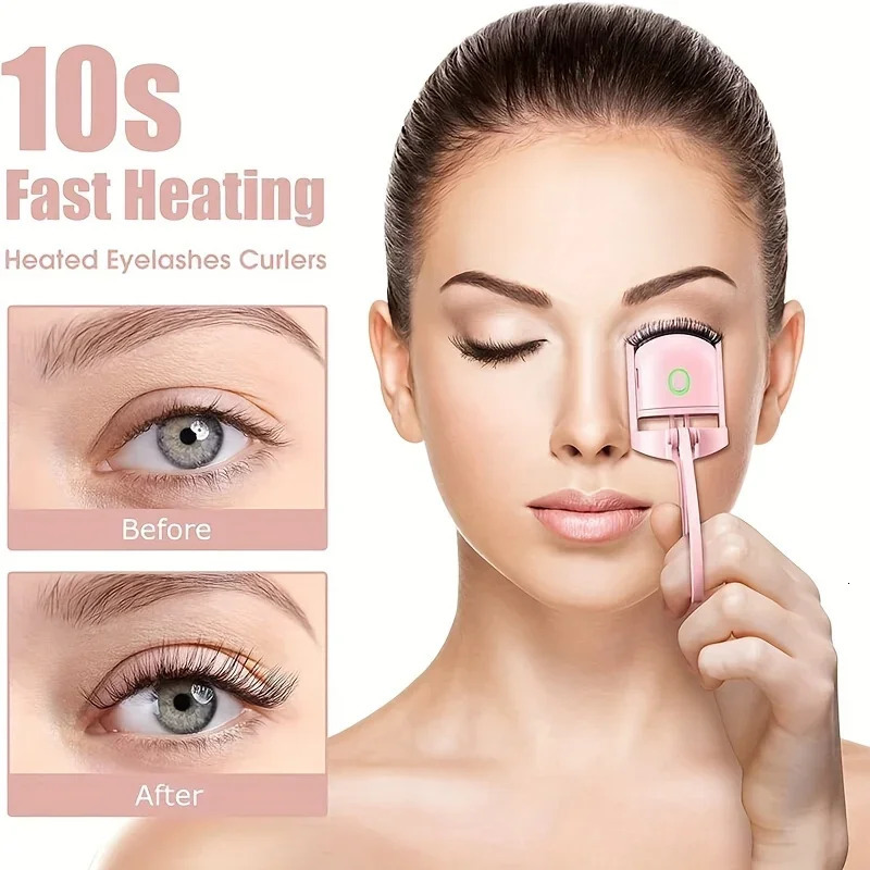 Electric Eyelash Curler Charging Model Fast Heating Portable Shaping and Lasting Curling Eyelash Clip 241226