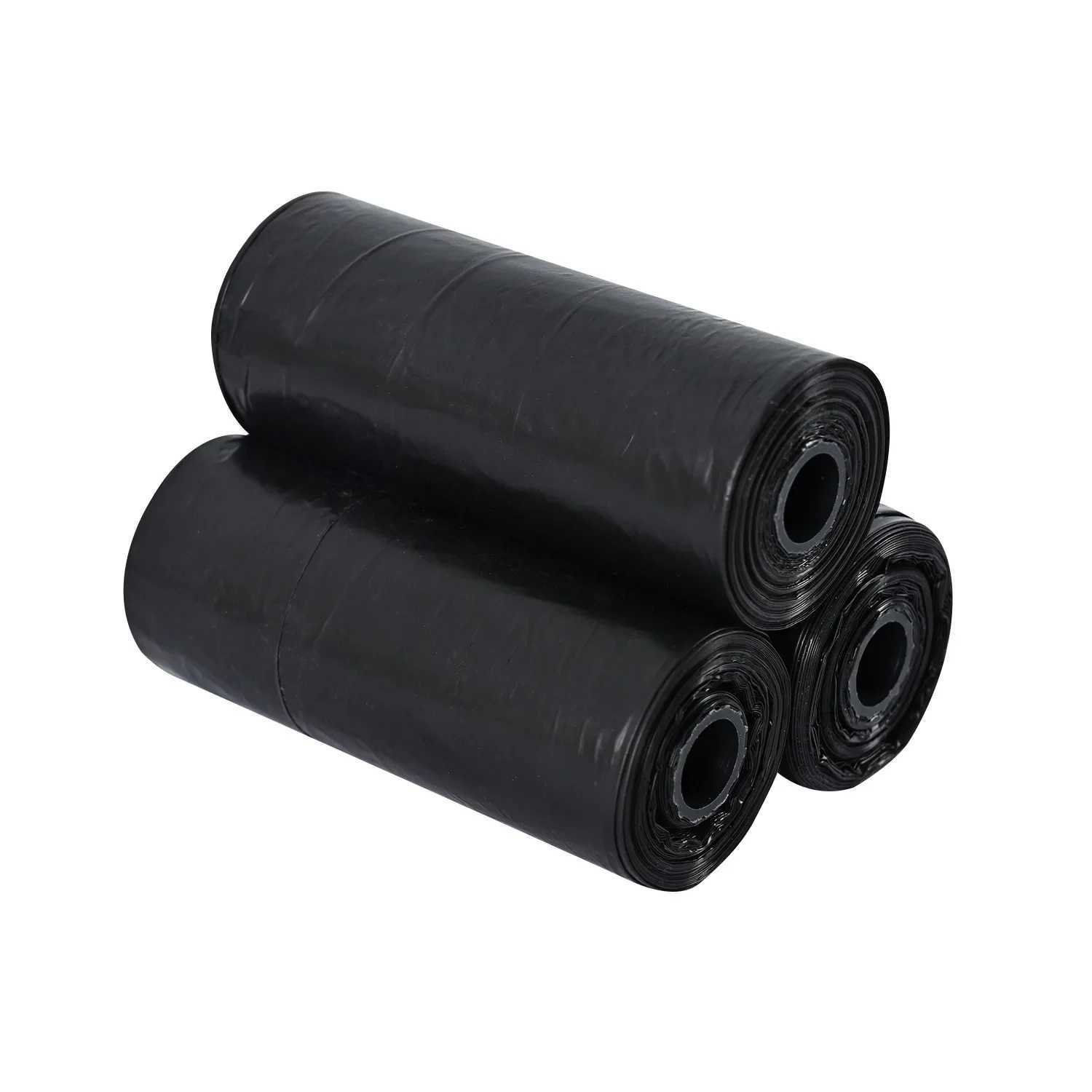 15Bags/Roll Pet Poop Bag Black Outdoor Portable Cleaning Bags Dog Poop Bag Dispenser Pet Supplies Pet ProductsXJ250104