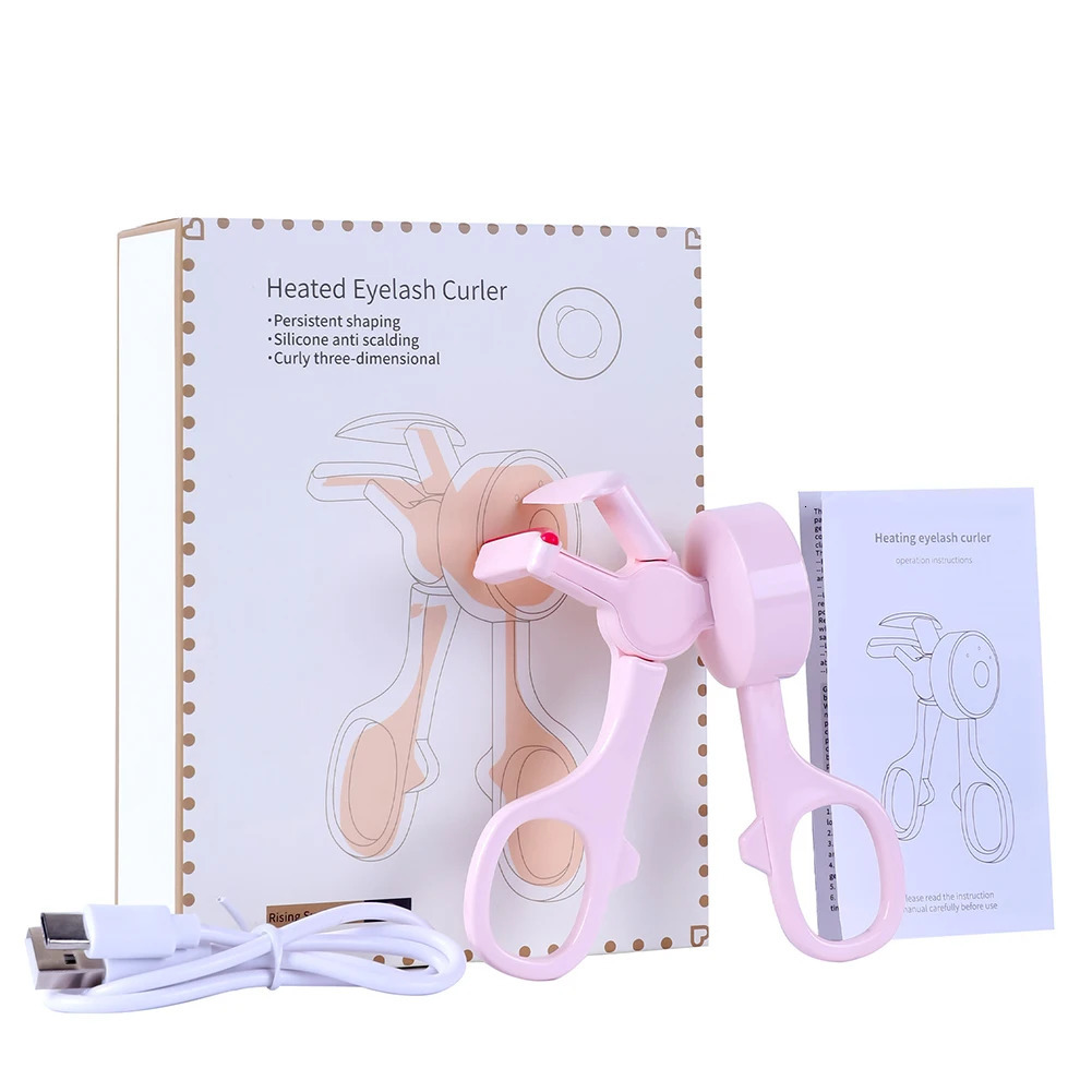 Electric Eyelash Curler Heating Tool USB Rechargeable Portable Eyelash Clipper for Curling Heated Eyelash Curler Cosmetic Tools 241226