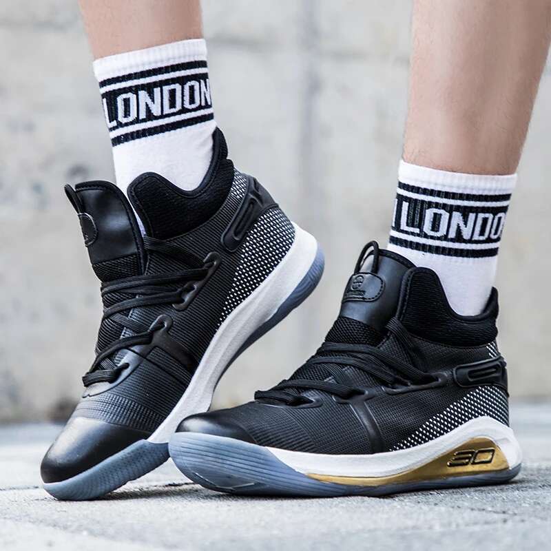 Basketball Sneakers Male Rebound Professional Combat Stu dents Anti-slip Shock Sports Shoes 2024 Summer New atos Mujer Fem ale