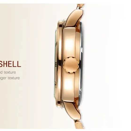 Fashion T-winner Top Brand Womens Skeleton Automatic Simple Womens Watch Relogio Womens Elegant La Clock W250104