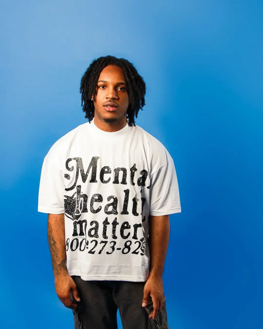 mental health matters graphic t shirts y2k tops cartoon oversized harajuku pro choice gothic streetwear goth men clothes 250103