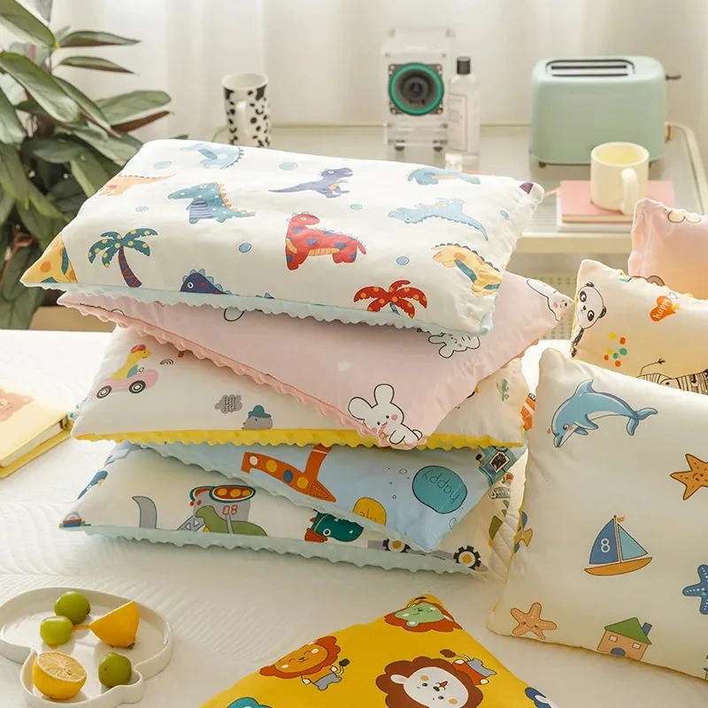 Cartoon Student Dormitory Pillow Four Seasons Universal Baby Pillow With Zipper Household Double Sided Childrens Pillow 250103