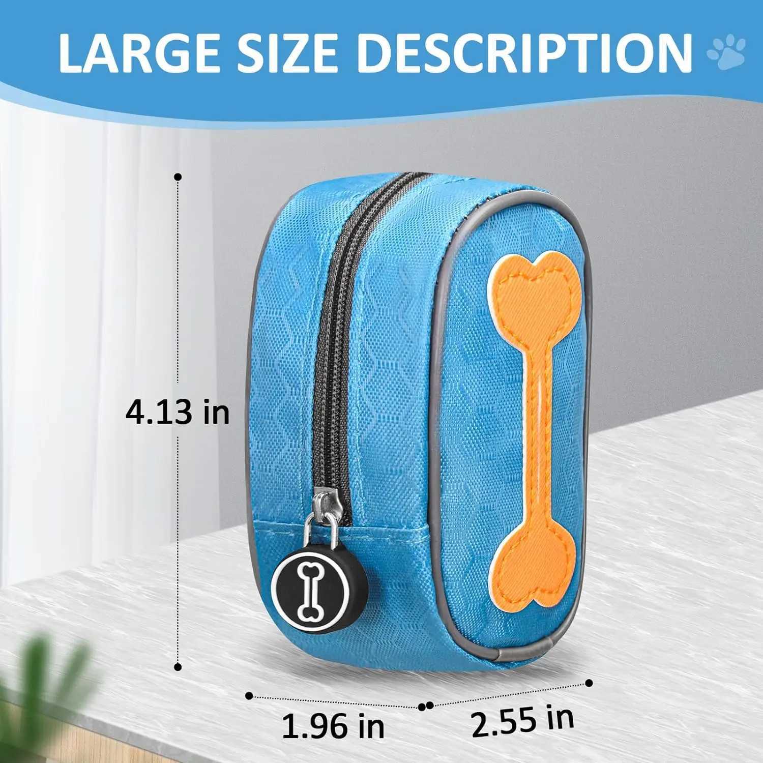Pet Dog Portable Poop Bag Adjustable Travel Garbage Bag Puppy Cats Waste Poop Bags Dispenser Pet Cleaning Tools Dog AccessoriesXJ250104