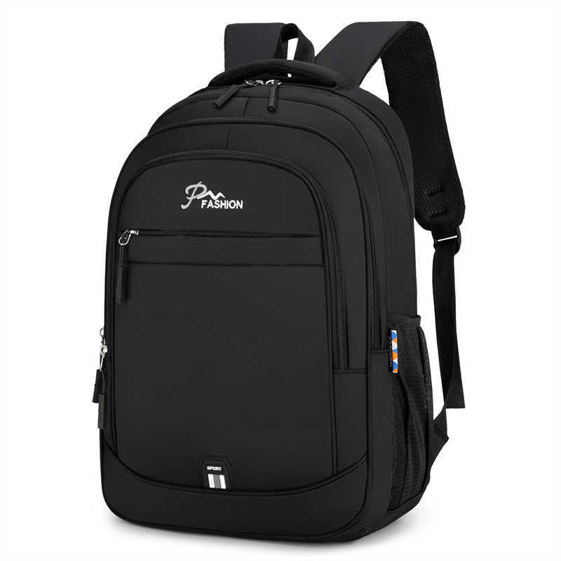 Fashionable and Trendy Mens Backpack Large Capacity Business Computer Backpack Simple Student Backpack Casual Travel Bag 240920