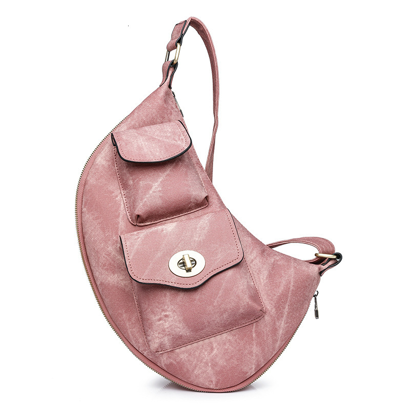 Large Capacity PU New Women's Waist Chest Bag