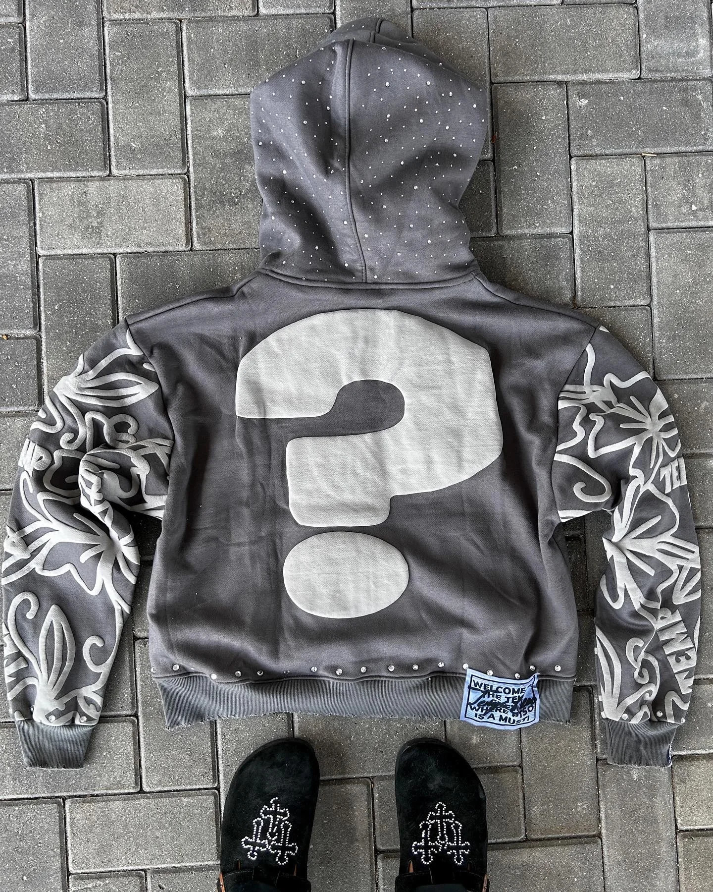 Y2K Zip Hoodie American Hip Hop Trend Fashion Alphabet Vintage Hooded Long Sleeve Sports Hood Men Women Street Wear 250103