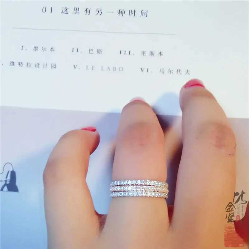 DIWENFU 14K Rose Gold Jewelry Ring for Women Fine Anillos De Bizuteria Silver 925 Jewelry Diamond Ring 14 K Rose Gold BizuteriaXJ250104