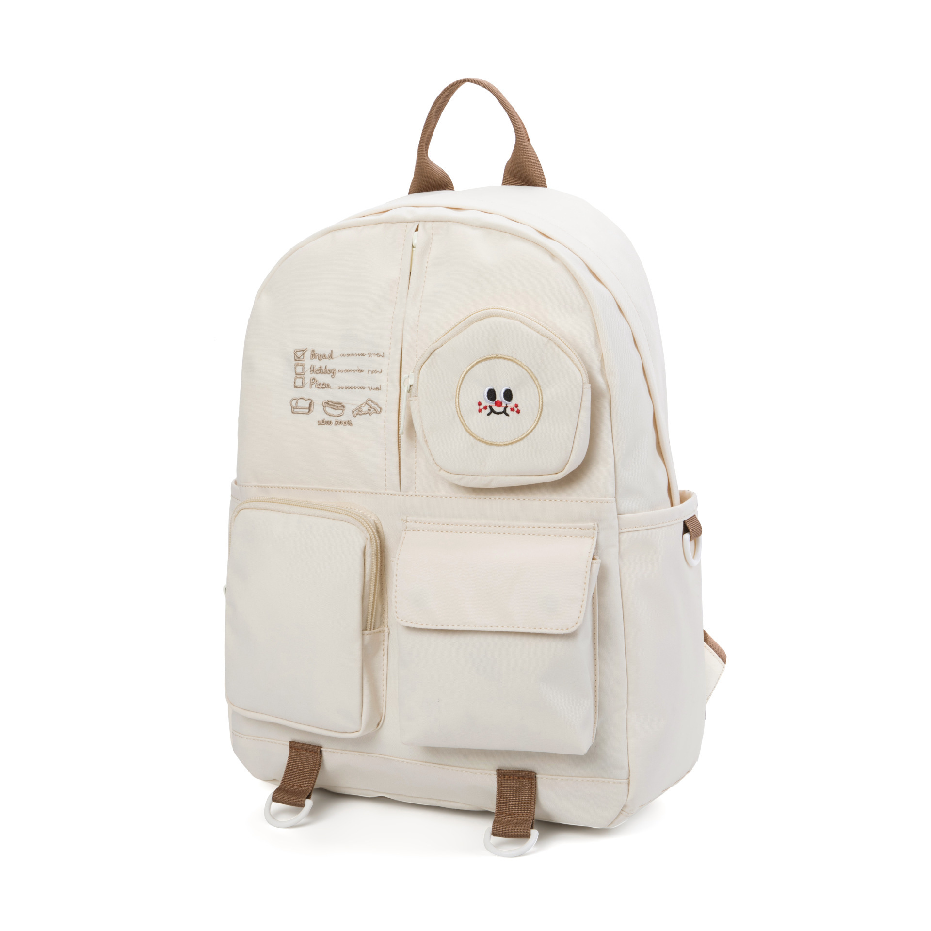 2023 New Small Fresh Korean Edition Cute Student Female Canvas Travel Backpack
