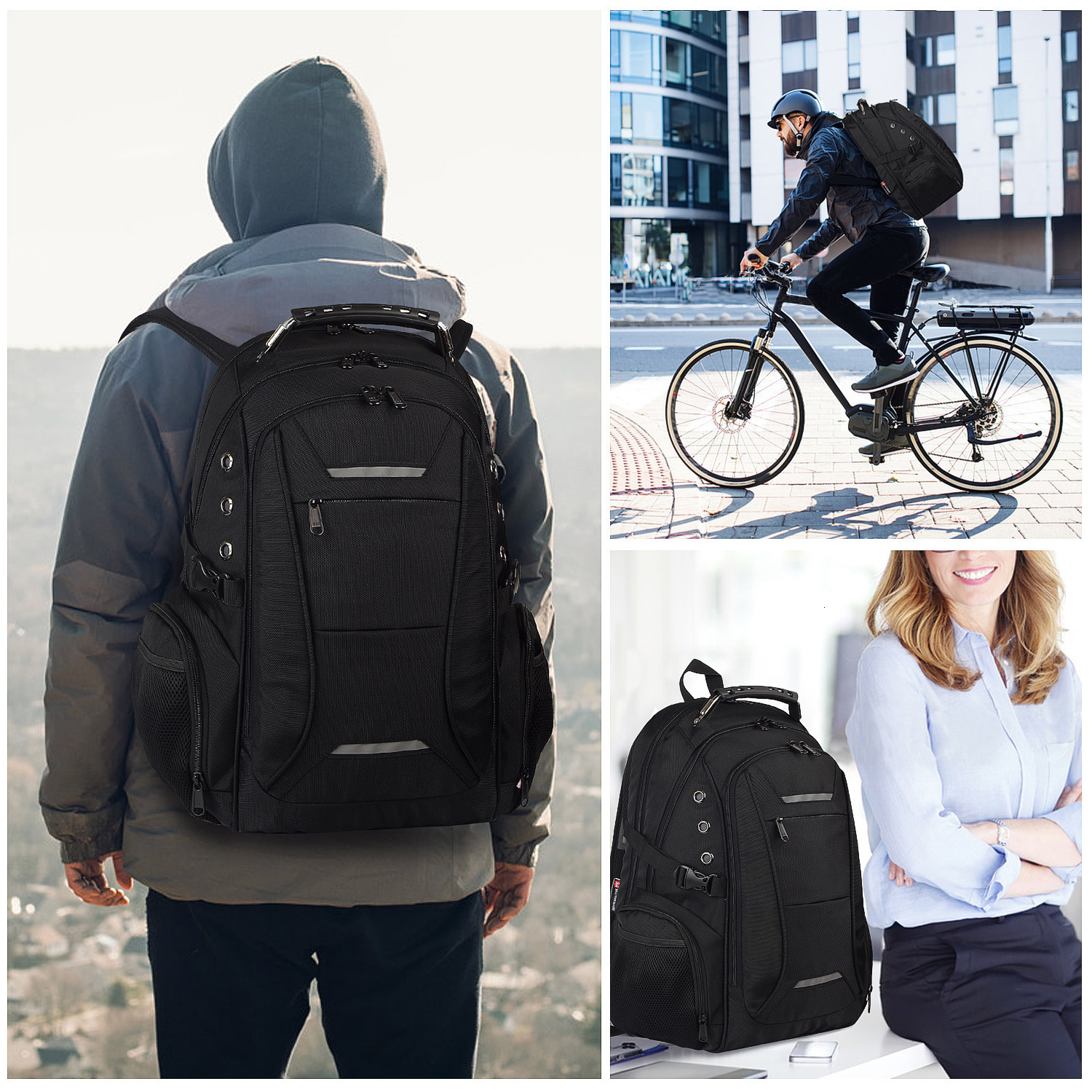 Business Large Capacity Backpack, Waterproof Outdoor Computer Bag