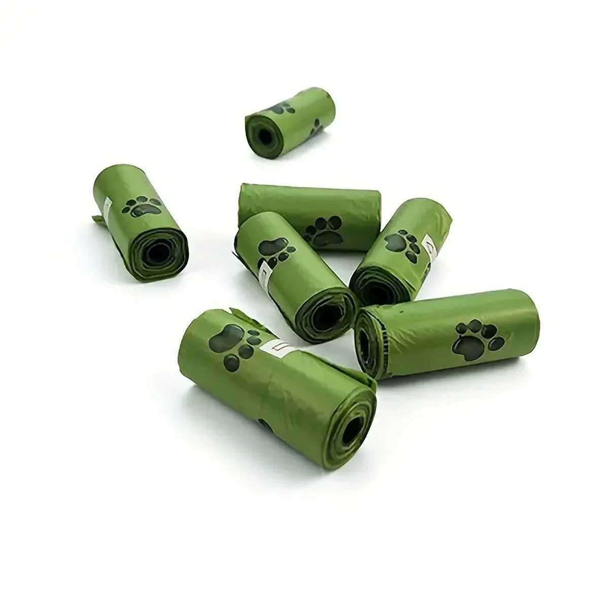 Dog Poop Bags Environmentally Friendly Poop Bags Leak-Proof Dog Waste Bags For Pet Outdoor Supplies biodegradable environmentallXJ250104