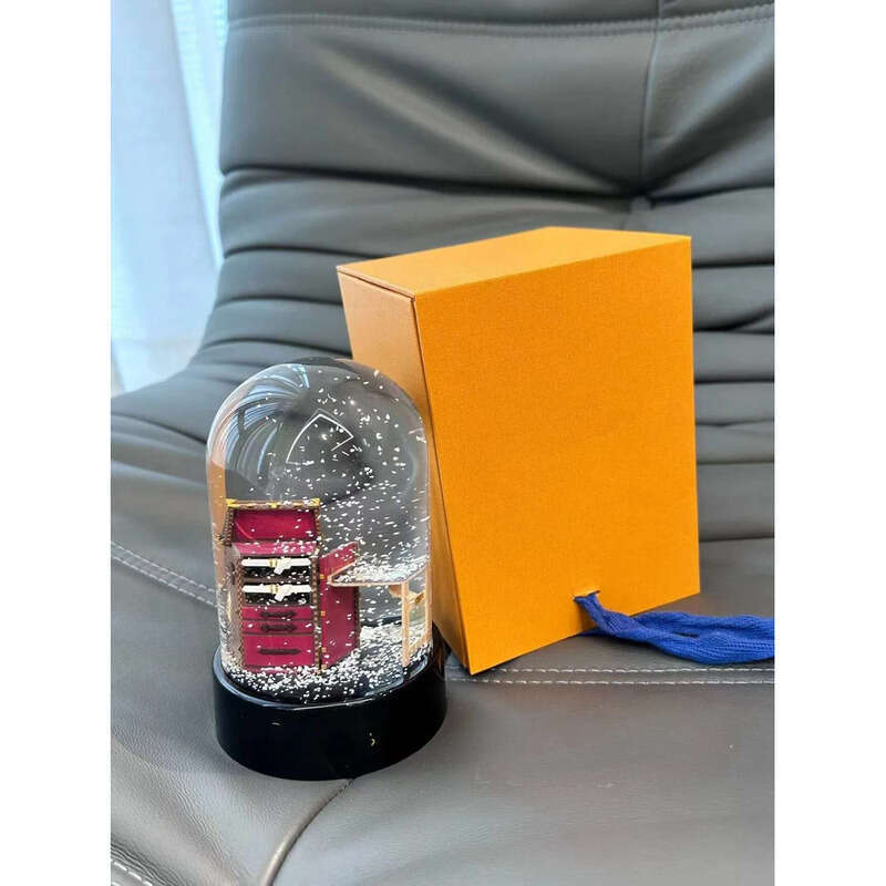 Snow Decorations Globe Classics Letters Crystal Ball With Box Limited Birthday Christmas Gift