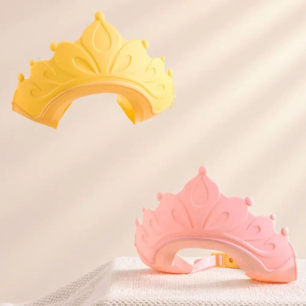 Shampoo Shield Bath Head Cover Baby Shower Cap Adjustable Hair Wash Hat for born Infant Ear Protection 241230