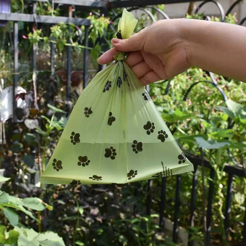Pet Biodegradable Trash Bag 36-42 Rolls Dog Poop Bags Bulk cented Poo Bag Degradable Cat Waste Bags Dog Poop DispenserXJ250104