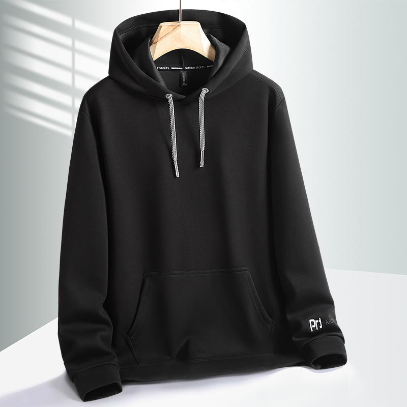 MU01033 Hooded sports sweatshirt men 2024 autumn new long-sleeved men's jacket