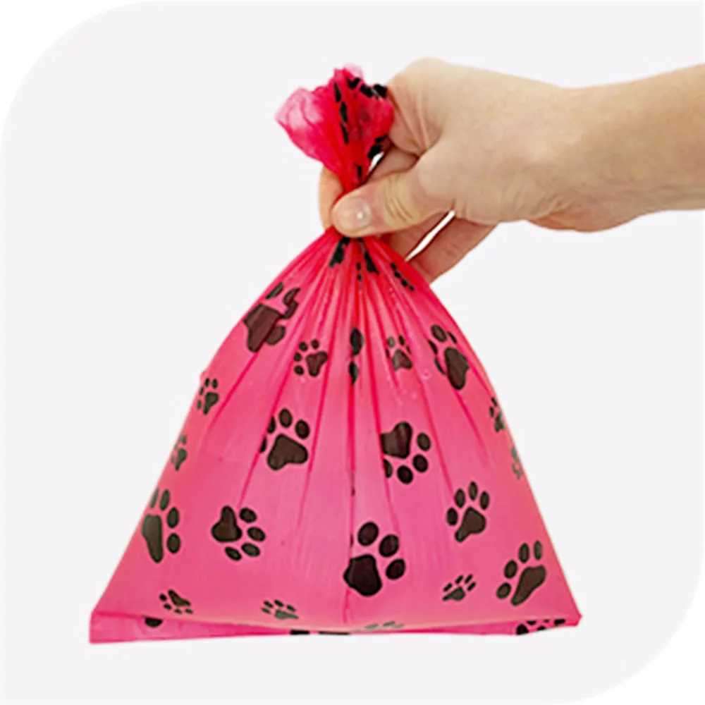 4/8/18 Rolls EPI Biodegradable Pet Garbage Fecal Collect Bag Pet Pooper Bags Pet 18Pcs /Roll Dog Kitten Poop Garbage Bag Pet bagXJ250104