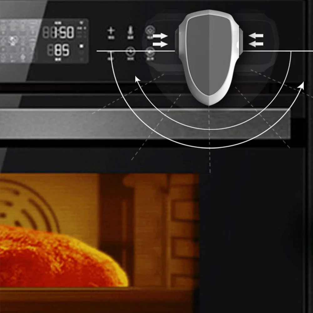 Child protective oven lock to prevent baby burns Microwave steam box open child 241230z