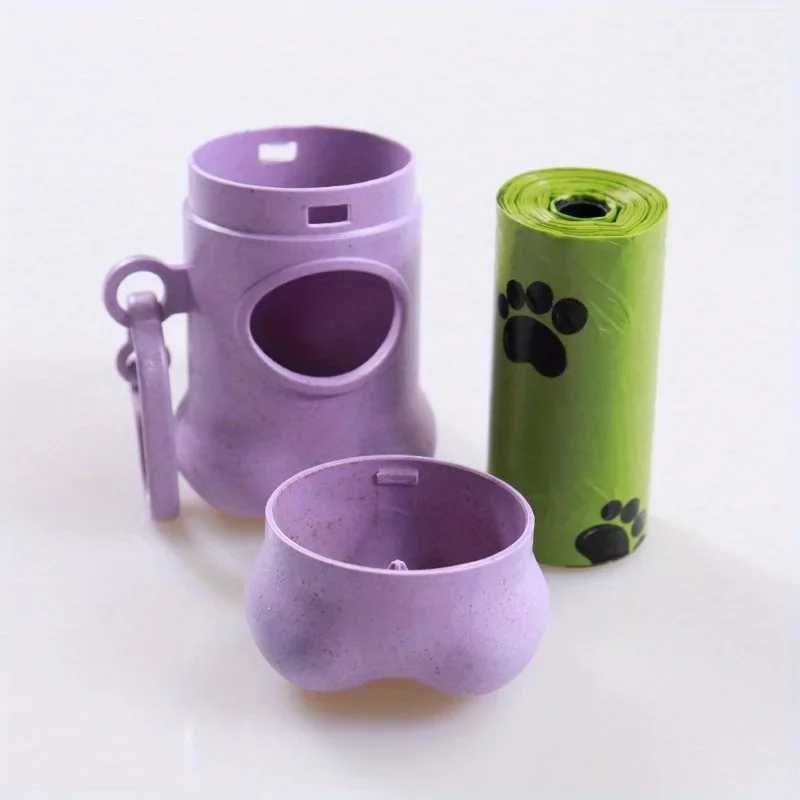 1pc 1 Roll Convenient Portable Pet Waste Bag Dispenser For Outdoor Walking And Travel - Includes Disposable Bags.XJ250104