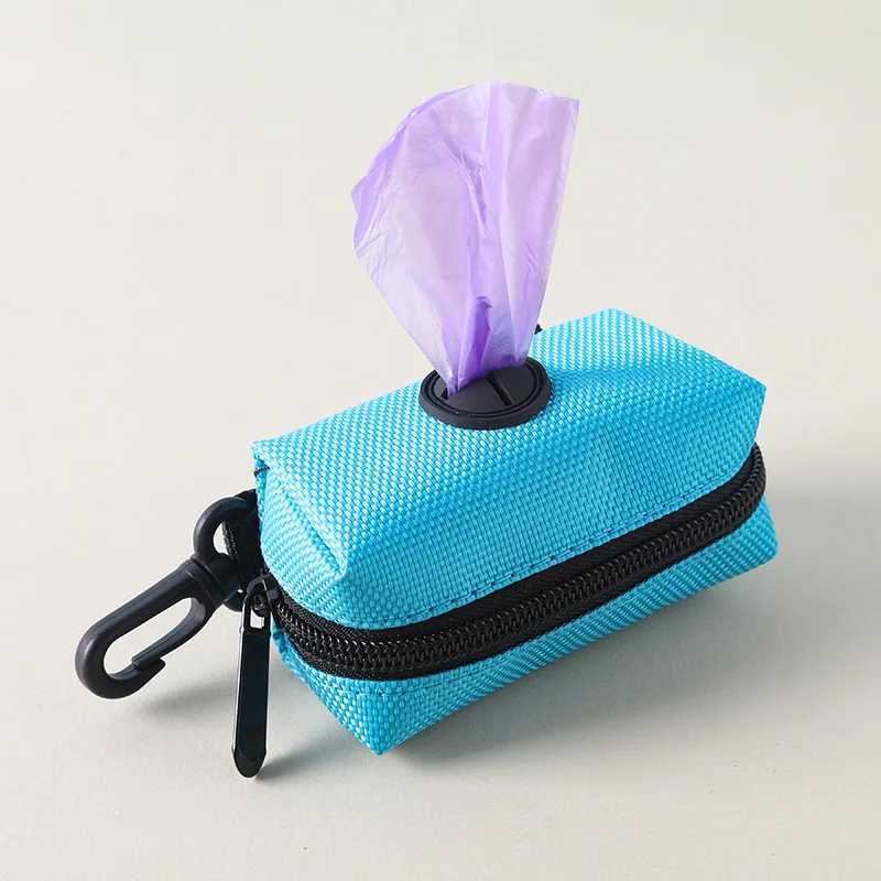 Pet Dog Poop Bag Holder Leash Attachment Adjustable Mini Travel Garbage Bag Dogs Waste Poop Bags Dispenser Pet Cleaning ToolsXJ250104