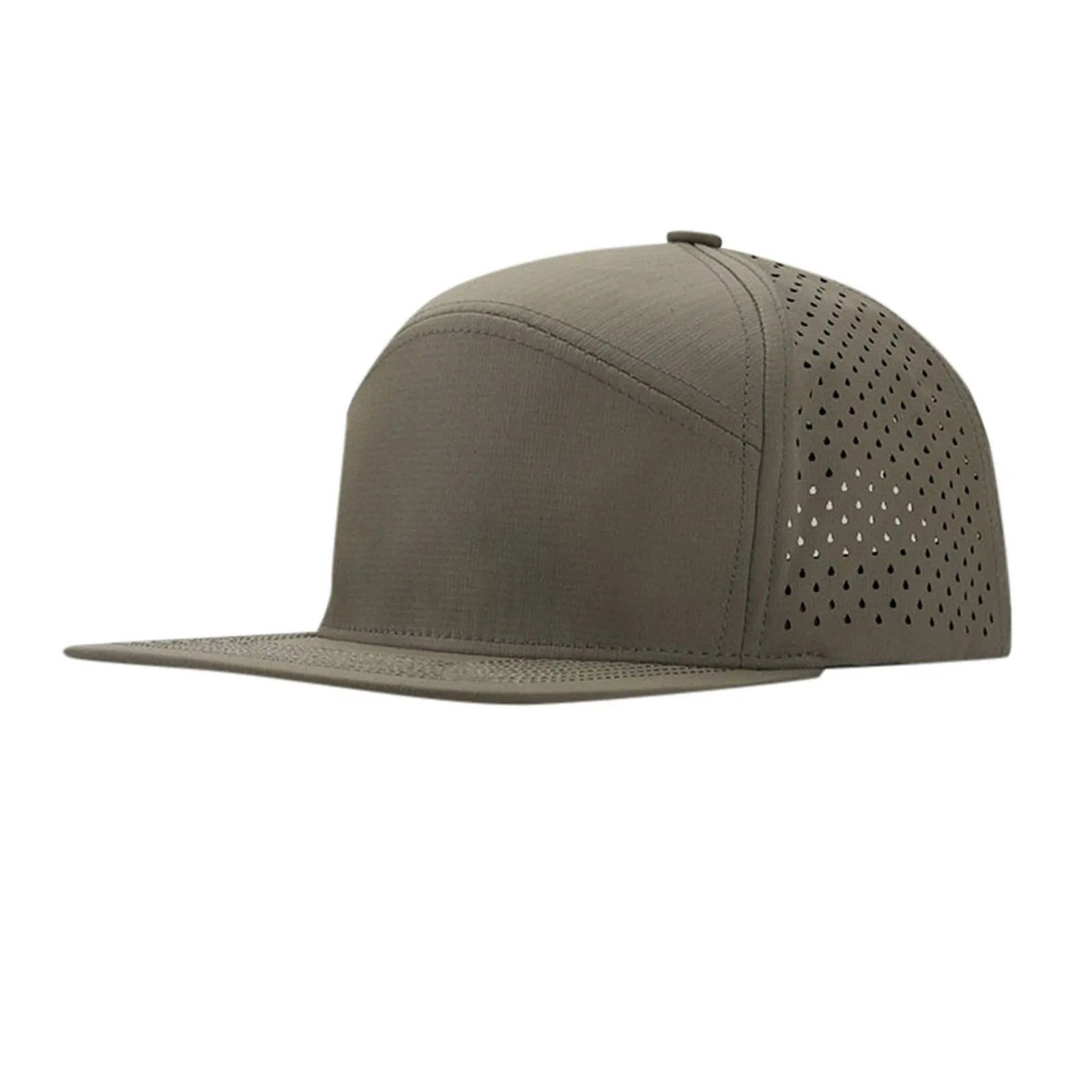 Men Flat Brim Baseball Cap Adjustable Performance Hat Perforated Cap Baseball Cap Size ucer 250103