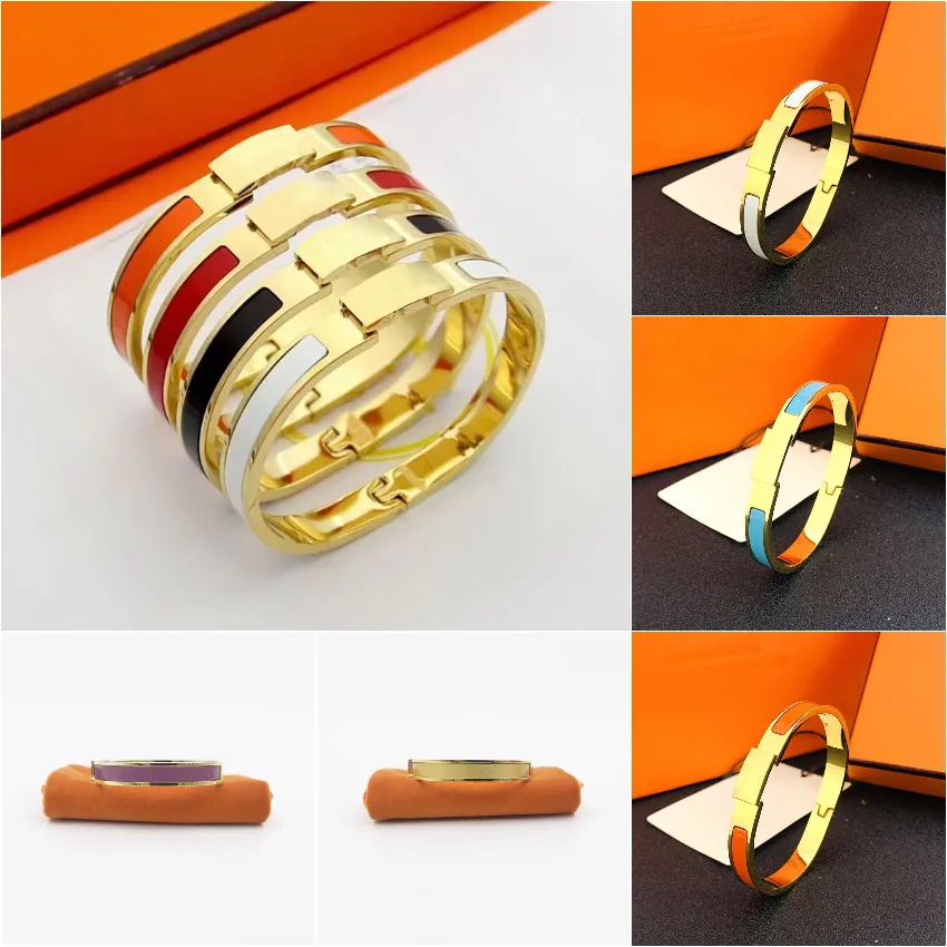 High Quality Luxury Designer Design Bangle Stainless Steel Bracelets Classic Jewelry Bracelets for Men and Women