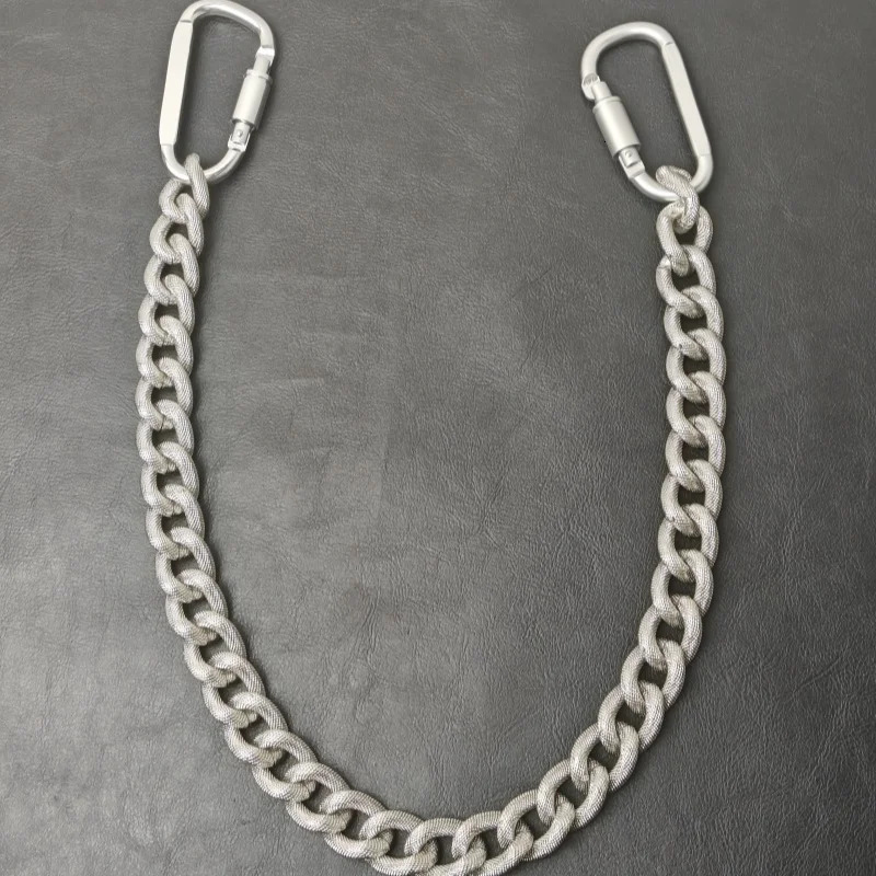 Original Exaggerated Type Cuban Pants Chain Heavy Metal Mens Locomotive Chain Ones Waist Punk Hip Hop Accessories250103