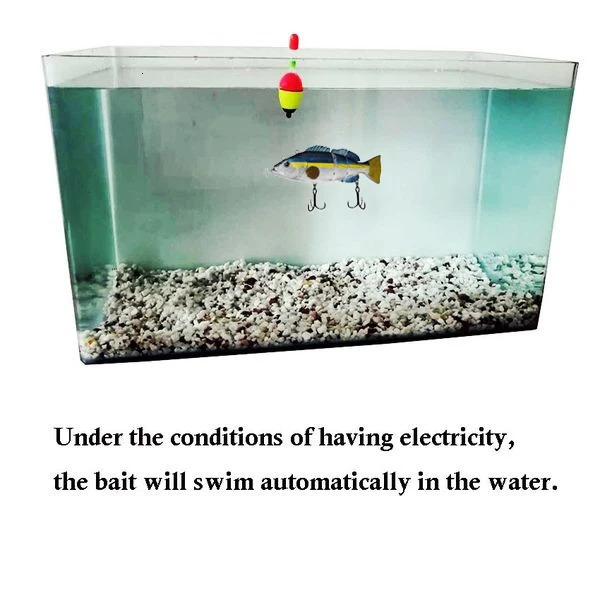 13CM Fishing Bait Electric Auto Swimming Luress 4-Segment Wobblers For Outdoor Sport Swimbait Fishing Lure USB Rechargeable 241231