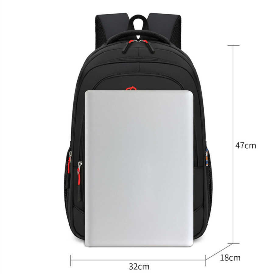 Fashionable and Trendy Mens Backpack Large Capacity Business Computer Backpack Simple Student Backpack Casual Travel Bag 240920
