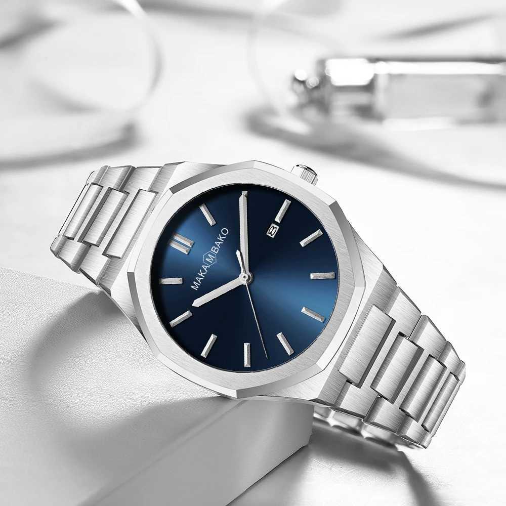 Original Top Stainless Steel Mens Watch Classic Busin Waterproof Mens Black Watch Jan ment Quartz Mens Watch W250104