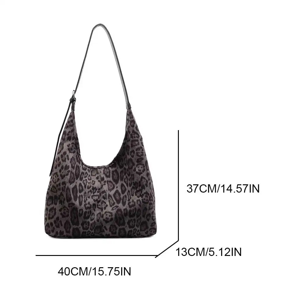 Leopard Tote Bag for Women Cheetah Handbag Purse Vintage Hobo Bags Retro Shoulder Bag Clutch Large Capacity Work Bag 250103